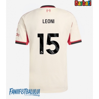 Liverpool Giovanni Leoni #15 Tricou Fotbal Replică 2025-26 Barbati Deplasare